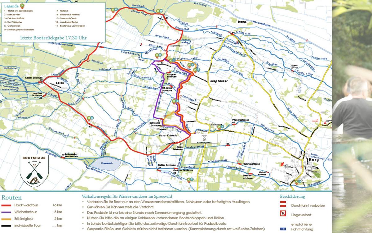 Website des Bootshauses Conrad in Burg (Spreewald) – Bild 2