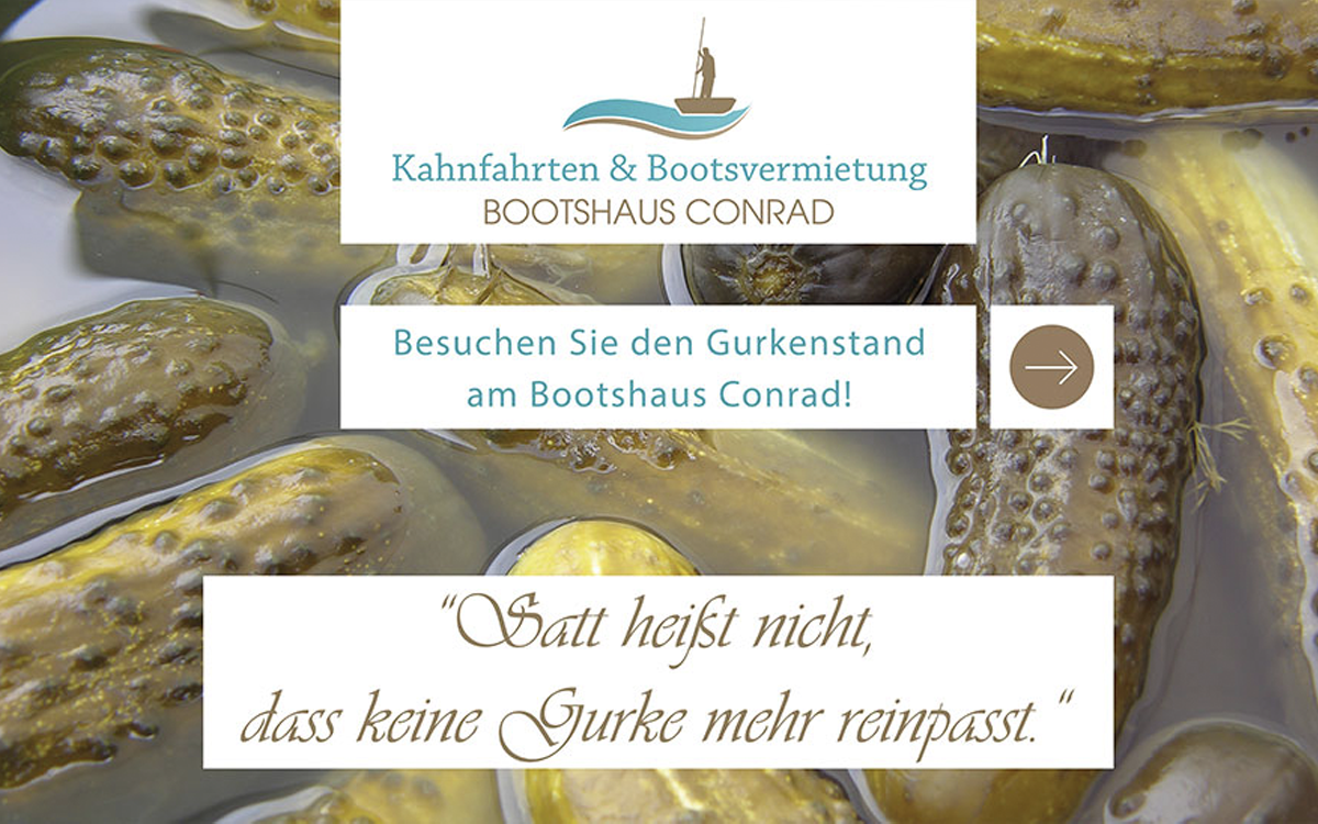Website des Bootshauses Conrad in Burg (Spreewald) – Bild 5