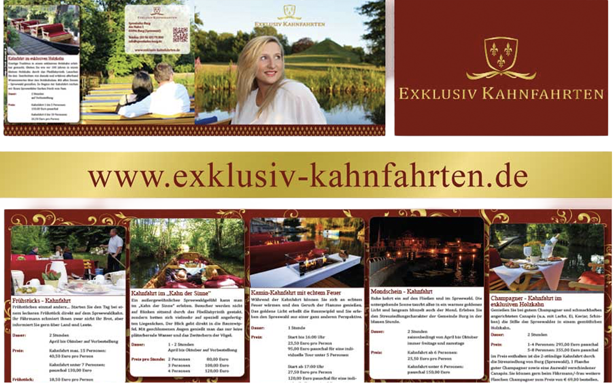 Website von Exklusive Kahnfahrten im Spreewald – Bild 3