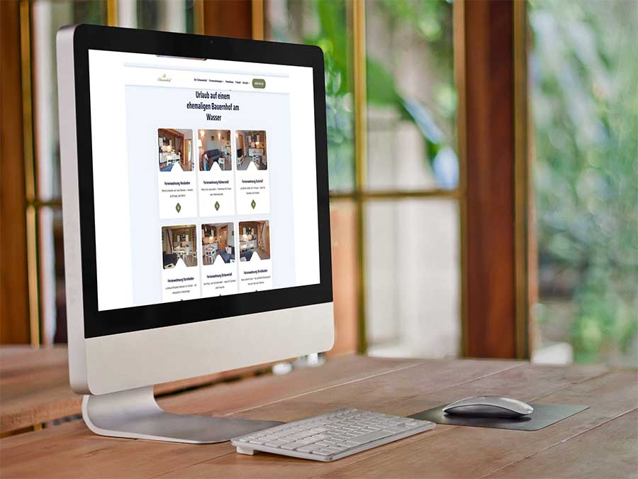 Webdesign für den Scheunenhof Lübben