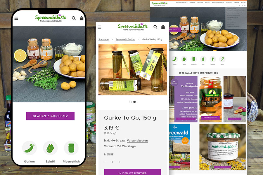 Website Spreewaldkiste